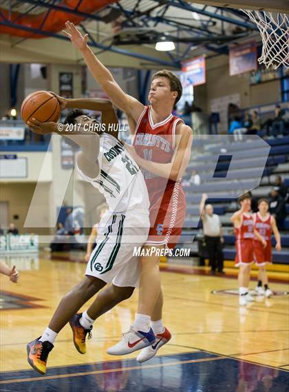 Thumbnail 3 in Charlotte Catholic vs. Charlotte Country Day School (Hoodie's House Hoops Classic) photogallery.