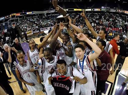 Thumbnail 3 in Bishop Montgomery vs. Salesian (CIF State D4 Final) photogallery.