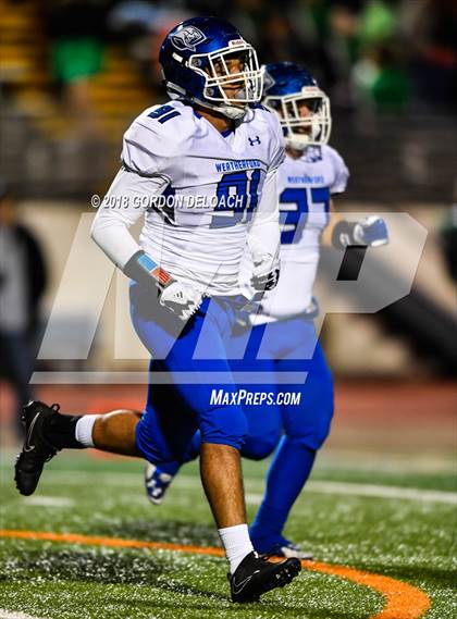 Thumbnail 1 in Weatherford @ Arlington (UIL 6A D2 Bi-District Playoff) photogallery.