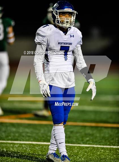 Thumbnail 3 in Weatherford @ Arlington (UIL 6A D2 Bi-District Playoff) photogallery.