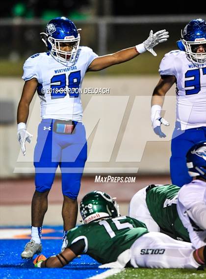 Thumbnail 2 in Weatherford @ Arlington (UIL 6A D2 Bi-District Playoff) photogallery.