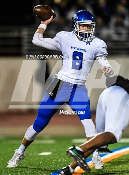 Thumbnail 1 in Weatherford @ Arlington (UIL 6A D2 Bi-District Playoff) photogallery.