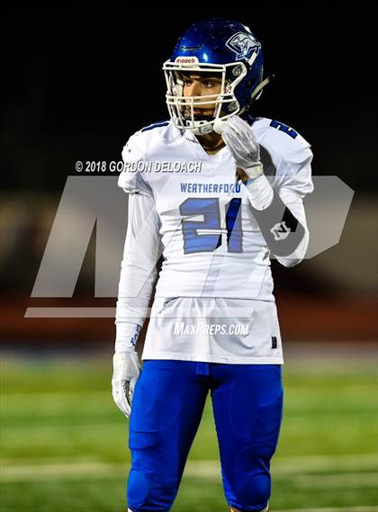 Thumbnail 3 in Weatherford @ Arlington (UIL 6A D2 Bi-District Playoff) photogallery.