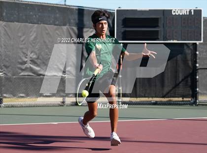Thumbnail 2 in Little River Academy vs Boerne (UIL 4A Team Tennis Semifinal) photogallery.