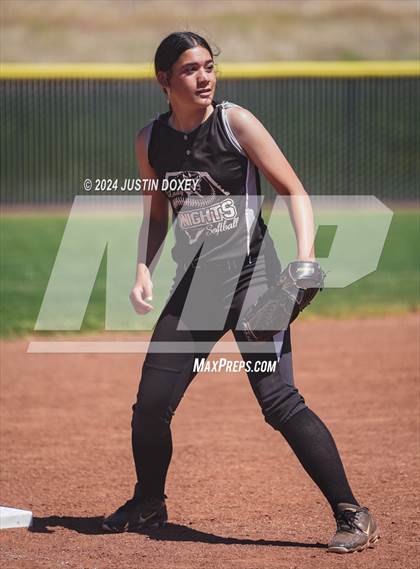 Thumbnail 3 in Coleville vs. Round Mountain (NIAA Class 1A State Playoff Game 1) photogallery.