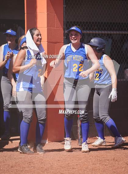 Thumbnail 3 in Coleville vs. Round Mountain (NIAA Class 1A State Playoff Game 1) photogallery.