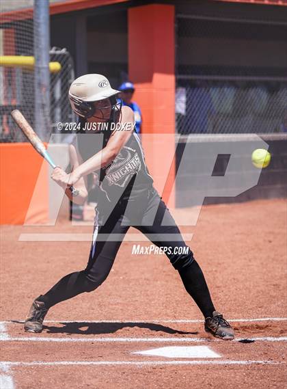 Thumbnail 3 in Coleville vs. Round Mountain (NIAA Class 1A State Playoff Game 1) photogallery.