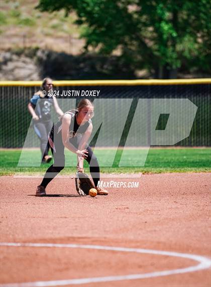 Thumbnail 1 in Coleville vs. Round Mountain (NIAA Class 1A State Playoff Game 1) photogallery.