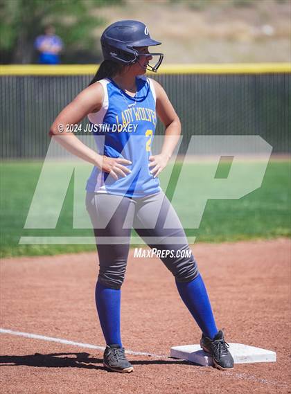 Thumbnail 1 in Coleville vs. Round Mountain (NIAA Class 1A State Playoff Game 1) photogallery.