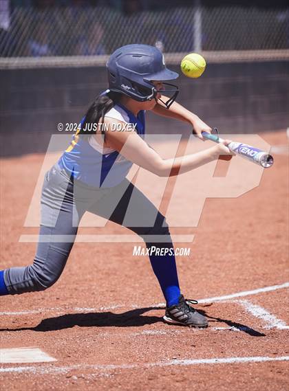 Thumbnail 2 in Coleville vs. Round Mountain (NIAA Class 1A State Playoff Game 1) photogallery.