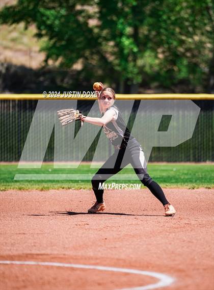 Thumbnail 2 in Coleville vs. Round Mountain (NIAA Class 1A State Playoff Game 1) photogallery.