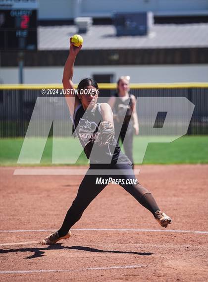 Thumbnail 2 in Coleville vs. Round Mountain (NIAA Class 1A State Playoff Game 1) photogallery.