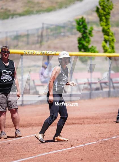 Thumbnail 3 in Coleville vs. Round Mountain (NIAA Class 1A State Playoff Game 1) photogallery.