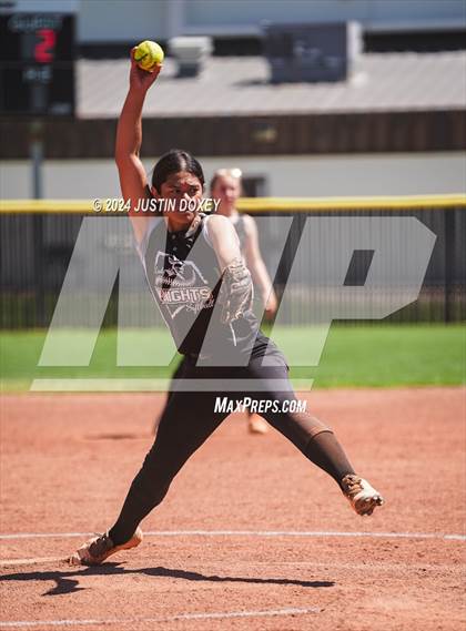 Thumbnail 2 in Coleville vs. Round Mountain (NIAA Class 1A State Playoff Game 1) photogallery.