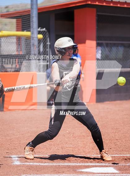 Thumbnail 3 in Coleville vs. Round Mountain (NIAA Class 1A State Playoff Game 1) photogallery.