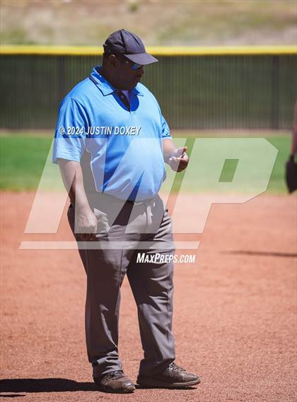 Thumbnail 1 in Coleville vs. Round Mountain (NIAA Class 1A State Playoff Game 1) photogallery.