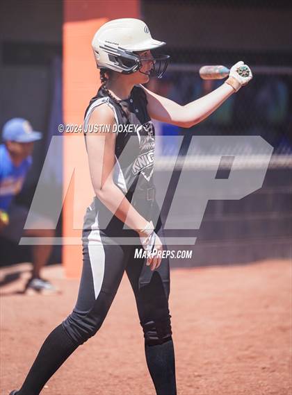 Thumbnail 3 in Coleville vs. Round Mountain (NIAA Class 1A State Playoff Game 1) photogallery.