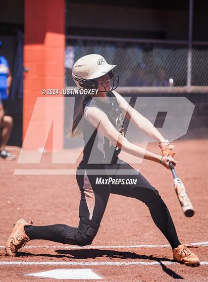 Thumbnail 2 in Coleville vs. Round Mountain (NIAA Class 1A State Playoff Game 1) photogallery.