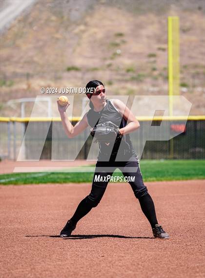 Thumbnail 1 in Coleville vs. Round Mountain (NIAA Class 1A State Playoff Game 1) photogallery.