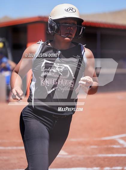 Thumbnail 3 in Coleville vs. Round Mountain (NIAA Class 1A State Playoff Game 1) photogallery.