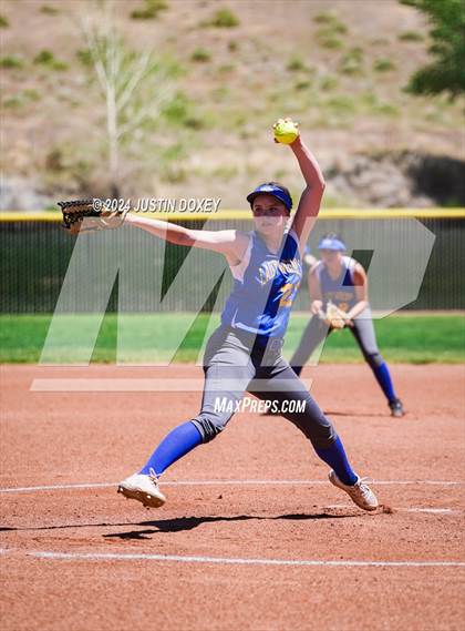 Thumbnail 1 in Coleville vs. Round Mountain (NIAA Class 1A State Playoff Game 1) photogallery.