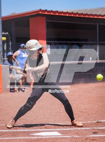 Thumbnail 1 in Coleville vs. Round Mountain (NIAA Class 1A State Playoff Game 1) photogallery.