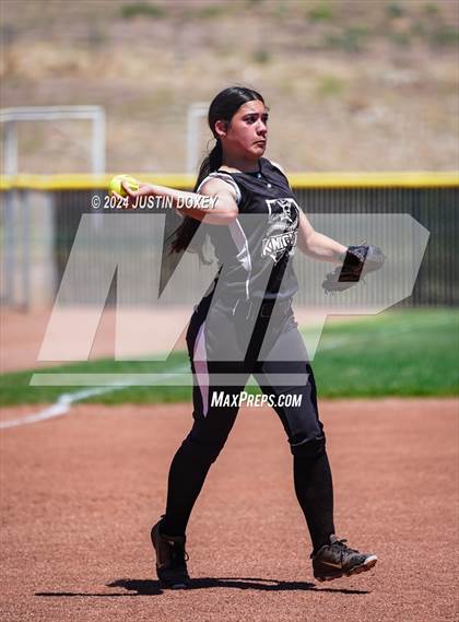 Thumbnail 3 in Coleville vs. Round Mountain (NIAA Class 1A State Playoff Game 1) photogallery.