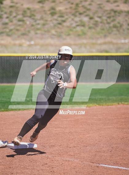 Thumbnail 3 in Coleville vs. Round Mountain (NIAA Class 1A State Playoff Game 1) photogallery.