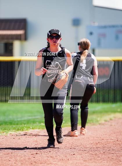 Thumbnail 3 in Coleville vs. Round Mountain (NIAA Class 1A State Playoff Game 1) photogallery.