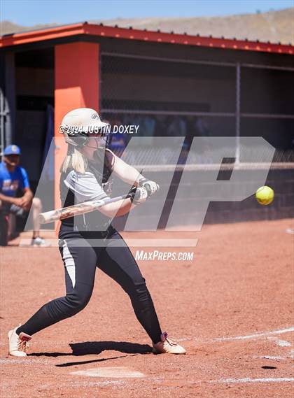 Thumbnail 1 in Coleville vs. Round Mountain (NIAA Class 1A State Playoff Game 1) photogallery.