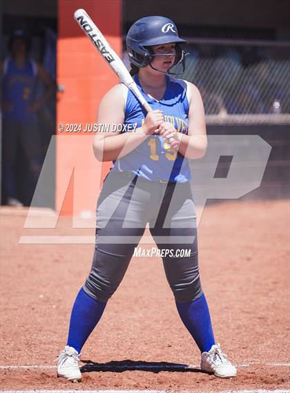 Thumbnail 1 in Coleville vs. Round Mountain (NIAA Class 1A State Playoff Game 1) photogallery.