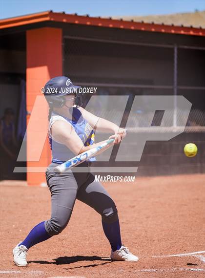 Thumbnail 2 in Coleville vs. Round Mountain (NIAA Class 1A State Playoff Game 1) photogallery.
