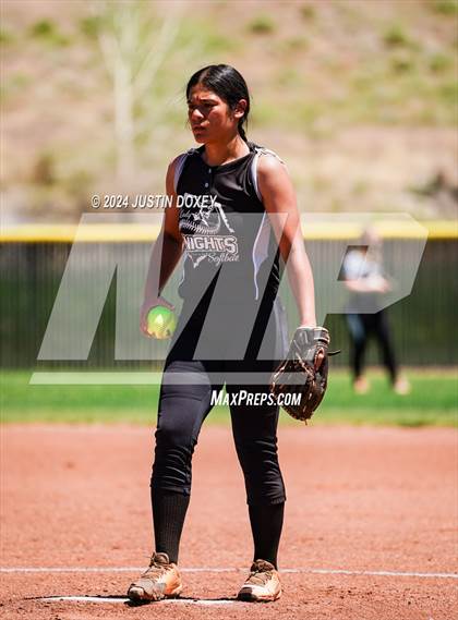 Thumbnail 1 in Coleville vs. Round Mountain (NIAA Class 1A State Playoff Game 1) photogallery.