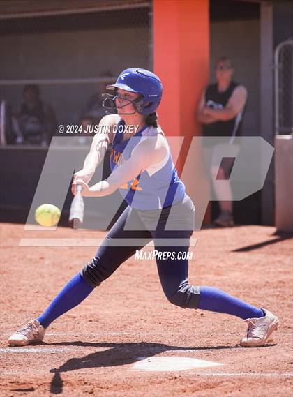 Thumbnail 3 in Coleville vs. Round Mountain (NIAA Class 1A State Playoff Game 1) photogallery.