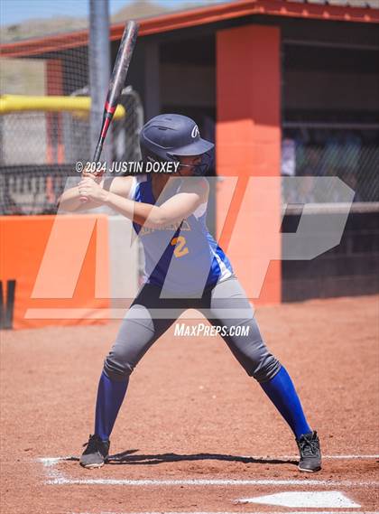 Thumbnail 3 in Coleville vs. Round Mountain (NIAA Class 1A State Playoff Game 1) photogallery.