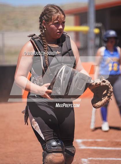 Thumbnail 1 in Coleville vs. Round Mountain (NIAA Class 1A State Playoff Game 1) photogallery.