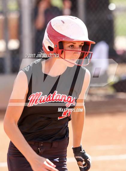 Thumbnail 2 in St. Johns vs Mogollon (Chandler Prep Softball Classic Silver Final)  photogallery.
