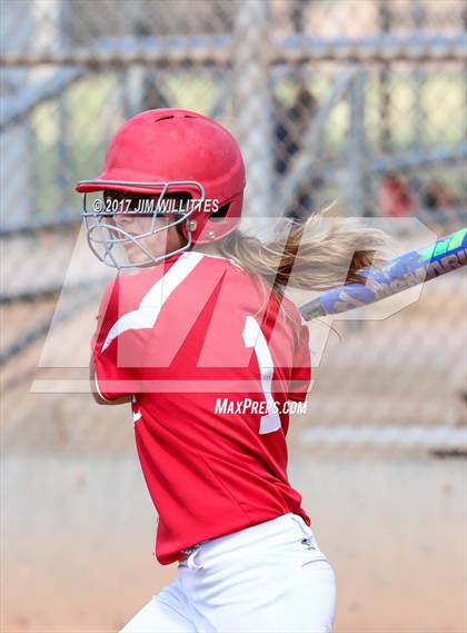 Thumbnail 1 in St. Johns vs Mogollon (Chandler Prep Softball Classic Silver Final)  photogallery.