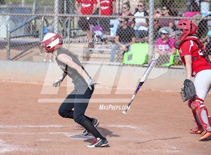 Thumbnail 1 in St. Johns vs Mogollon (Chandler Prep Softball Classic Silver Final)  photogallery.