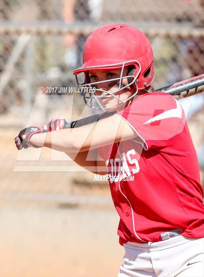 Thumbnail 3 in St. Johns vs Mogollon (Chandler Prep Softball Classic Silver Final)  photogallery.