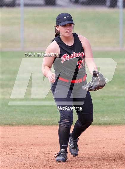 Thumbnail 2 in St. Johns vs Mogollon (Chandler Prep Softball Classic Silver Final)  photogallery.