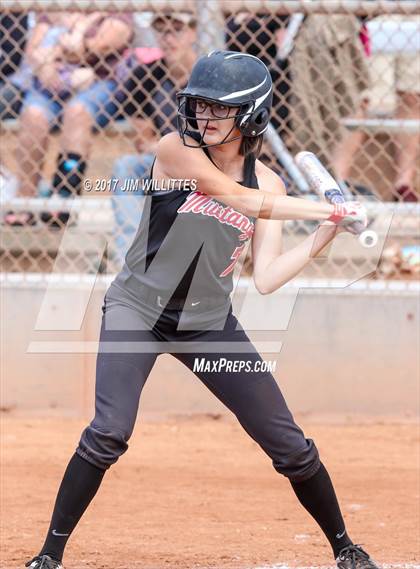 Thumbnail 3 in St. Johns vs Mogollon (Chandler Prep Softball Classic Silver Final)  photogallery.