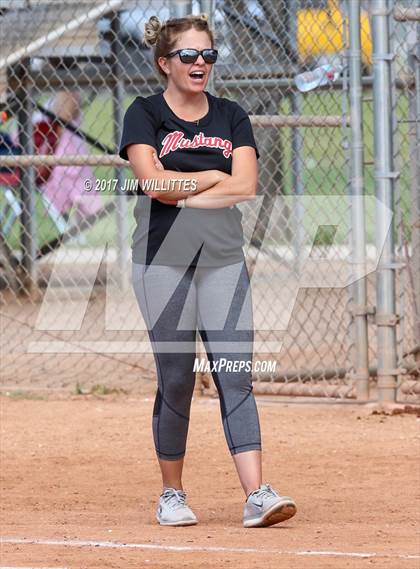 Thumbnail 1 in St. Johns vs Mogollon (Chandler Prep Softball Classic Silver Final)  photogallery.