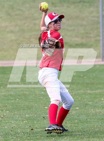 Thumbnail 1 in St. Johns vs Mogollon (Chandler Prep Softball Classic Silver Final)  photogallery.