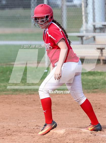 Thumbnail 3 in St. Johns vs Mogollon (Chandler Prep Softball Classic Silver Final)  photogallery.