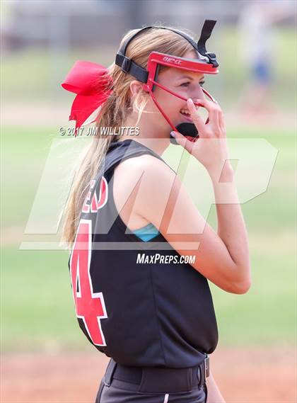 Thumbnail 1 in St. Johns vs Mogollon (Chandler Prep Softball Classic Silver Final)  photogallery.
