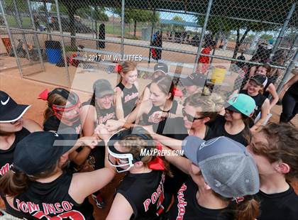 Thumbnail 1 in St. Johns vs Mogollon (Chandler Prep Softball Classic Silver Final)  photogallery.