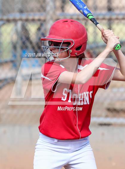 Thumbnail 2 in St. Johns vs Mogollon (Chandler Prep Softball Classic Silver Final)  photogallery.