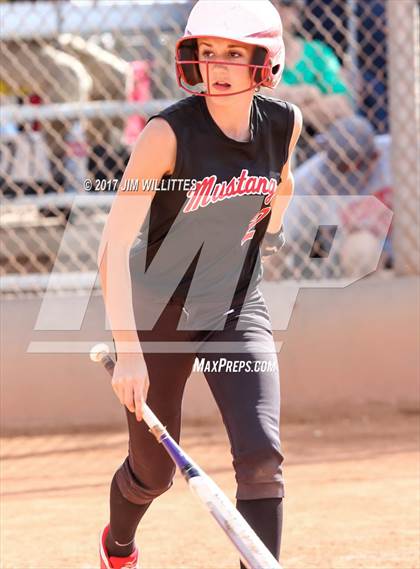 Thumbnail 2 in St. Johns vs Mogollon (Chandler Prep Softball Classic Silver Final)  photogallery.