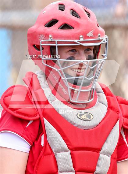 Thumbnail 1 in St. Johns vs Mogollon (Chandler Prep Softball Classic Silver Final)  photogallery.